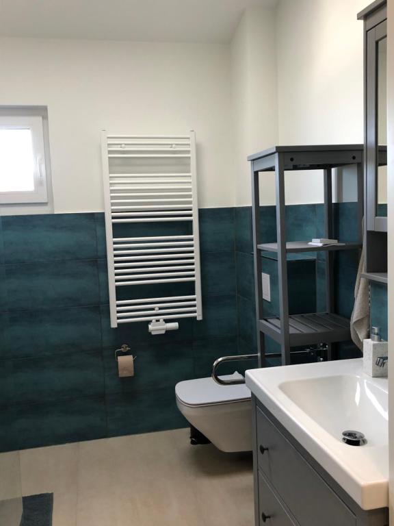 Badezimmer in der Ferienwohnung Lia
