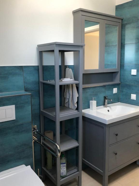 Duschbad in der Ferienwohnung Lia