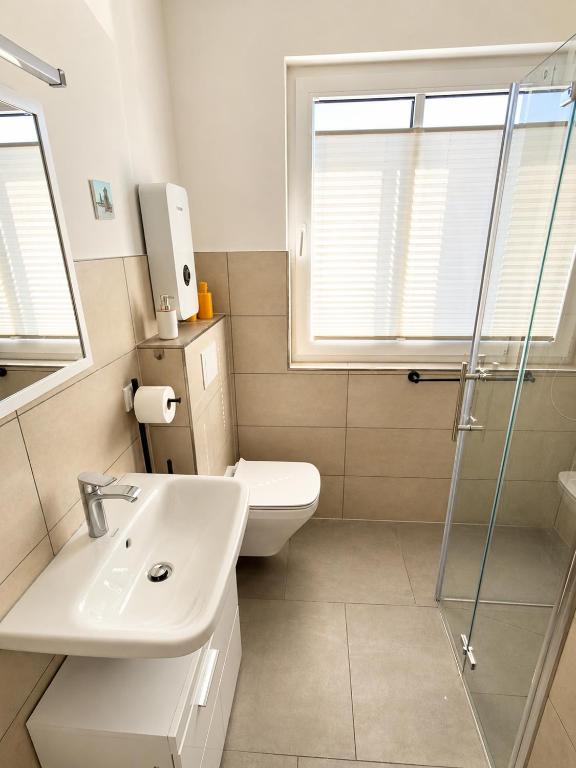 Badezimmer der Ferienwohnung Paul